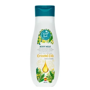 شیر بدن روغن های شرقی فرش فیل Fresh Feel مدل Oriental Oils – مناسب پوست خشک و دهیدراته | حجم 400 میلی‌لیتر