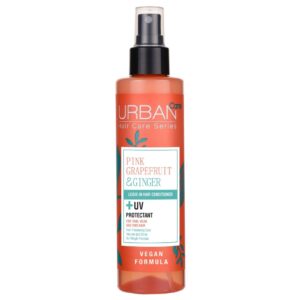 اسپری دوفاز موهای فر اربن کر Urban Care – حاوی عصاره گریپ‌فروت و زنجبیل – نرم‌کننده سبک و حجم‌دهنده موهای نازک و ضعیف | حجم 200 میلی‌لیتر