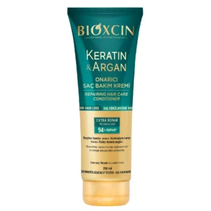 کرم مو کراتین و آرگان بیوکسین Bioxcin مدل Keratin & Argan – نرم کننده و ترمیم کننده موهای خشک و آسیب دیده | حجم 250 میلی‌لیتر
