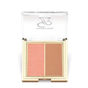 رژگونه دورنگ آیکونیک گلدن رز مدل Iconic Blush Duo