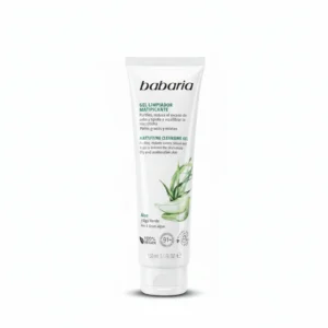 ژل شستشوی صورت باباریا مدل Mattifying Cleansing Gel – حاوی آلوئه‌ورا و عصاره جلبک سبز – مناسب پوست‌های چرب و مختلط | حجم 150 میلی‌لیتر