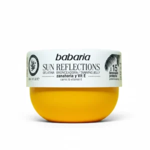 ژل برنزه کننده هویج باباریا مدل Sun Reflections با SPF 15 – برنزه طبیعی و محافظت متوسط آفتاب | حجم 300 میلی‌لیتر