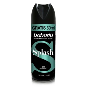 اسپری دئودورانت بدن مردانه باباریا مدل Splash | حجم 200 میلی‌لیتر