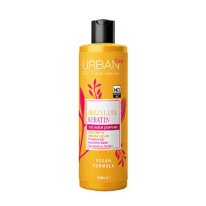 شامپو کراتینه برزیلی اربن کر مدل Brazilian Keratin – موهای خشک و آسیب‌دیده | حجم 350 میل