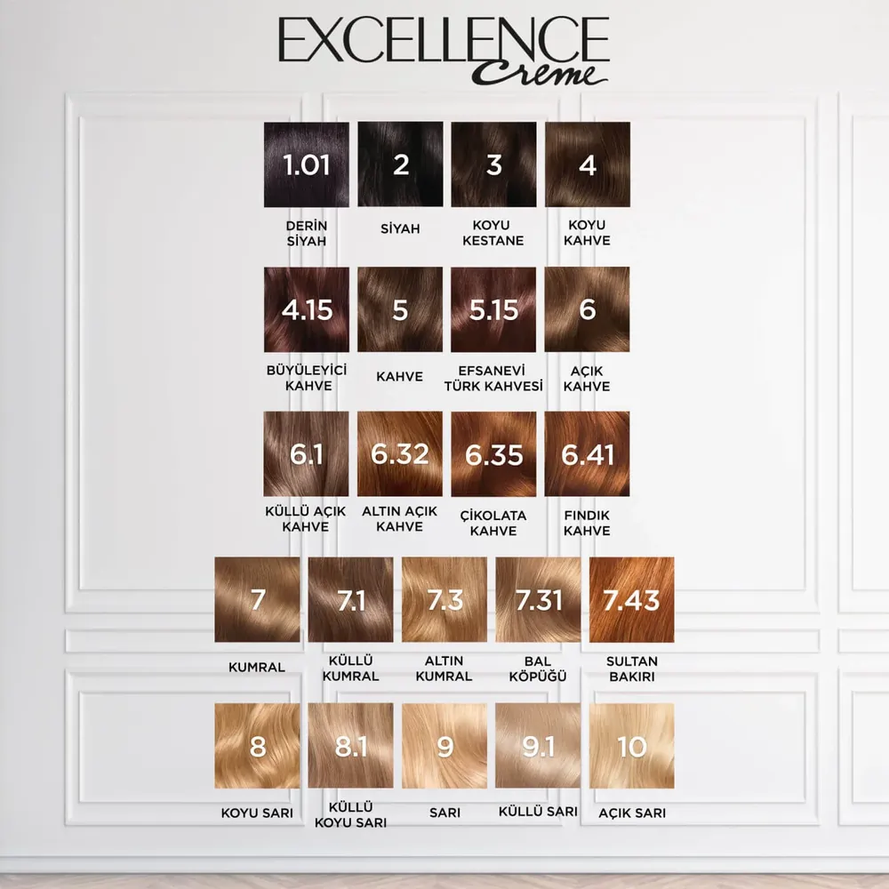 تصاویر محصول رنگ موی لورآل سری Excellence Crème شماره 6.1