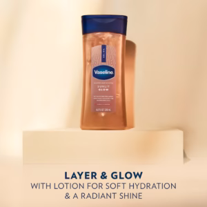 تصاویر محصول روغن بدن شاین دار وازلین مدل Sunlit Glow