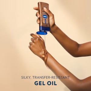 تصاویر محصول روغن بدن شاین دار وازلین مدل Golden Hour Glow